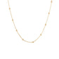Sweet Cherry Sky - Gold Bead Necklace Chain Jewelry