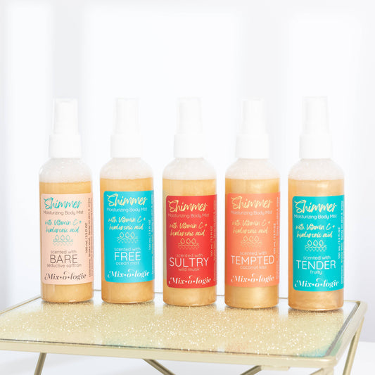 Mixologie - Bare (seductive saffron) SHIMMER Body Mist