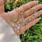 Sweet Cherry Sky - Beaded Necklace with Heart or Star Pendant with Pearls